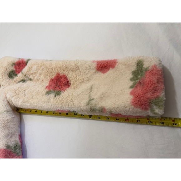 CATO Fashions - Morning Bouquet Soft Faux Fur Ivory with Roses Coat NWT - Picture 4 of 8